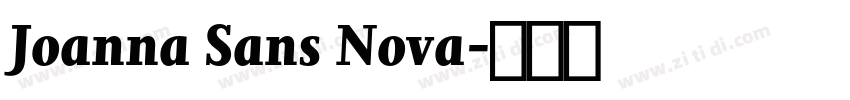 Joanna Sans Nova字体转换
